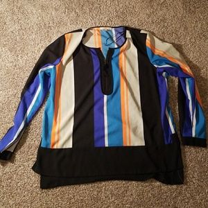 Women's zipper front shirt